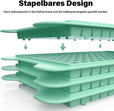 Форма для морозильної камери Невеликий лоток для льоду з лотком для льоду - 135 4 шт. форма для льоду для охолодження напоїв, міні