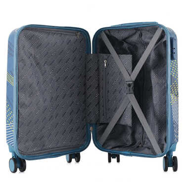 Валіза Semi Line 20' (S) Blue Pattern (T5652-1)