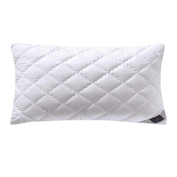 Подушка Billerbeck ALCANDO - волокниста подушка приблизно 40 x 80 см подушка із середньою підтримкою бавовняний чохол на блискавці наповнювач AIRFLOCKS, індивідуально регулюється