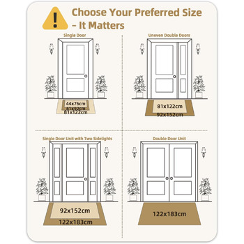 Килимок для вулиці кольору G, нековзний, водонепроникний, миється, брудозатримуючий килимок для внутрішнього та зовнішнього використання, килимок для передніх дверей, килимок для входу, коридору, зовнішньої зони (44x76 см, сірий) Сірий 44x76 см