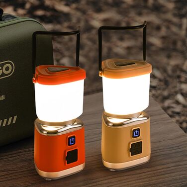 Ручний атмосферний світильник, портативний кемпінговий ліхтар, акумуляторний, з регульованою яскравістю, підвісний намет, аварійне освітлення, міцний, акумуляторний, з регульованою яскравістю, підвісний намет, зелений