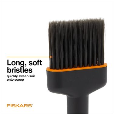 Садова лопата та щітка Fiskars, набір садових інструментів для кімнатного садівництва, пересадка та пересаджування, виготовлені з переробленого пластику