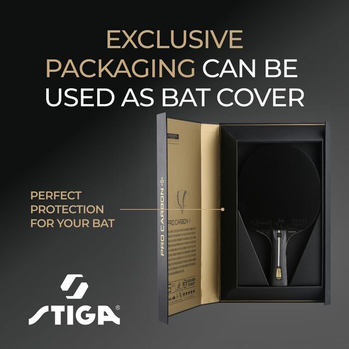 Тенісна ракетка STIGA Pro Carbon — для досвідчених атакуючих гравців
