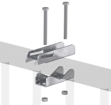 Сушарка для білизни навісна Colombo Balcony with clamps (STZAN2)
