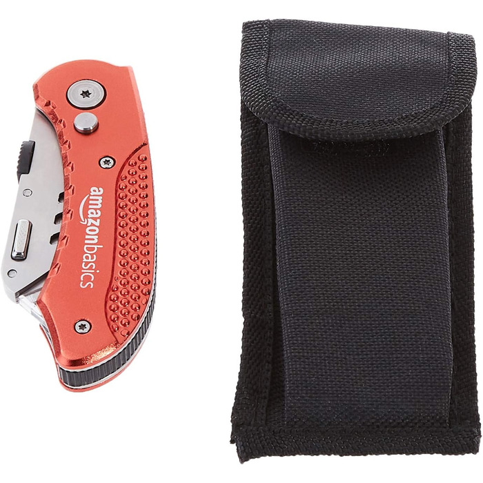 Ніж складаний, складаний ніж, легкий алюмінієвий корпус, червоний