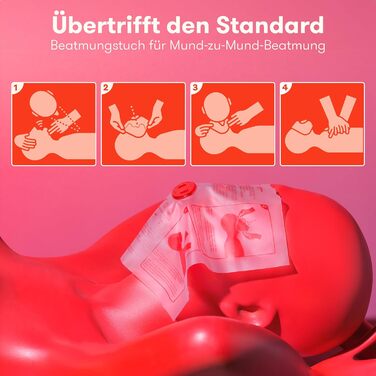 Автомобільна комбінована сумка PURAHELP відповідно до чинного стандарту 2024 DIN 13164 (відповідає StVO) - Вкл. попереджувальний т