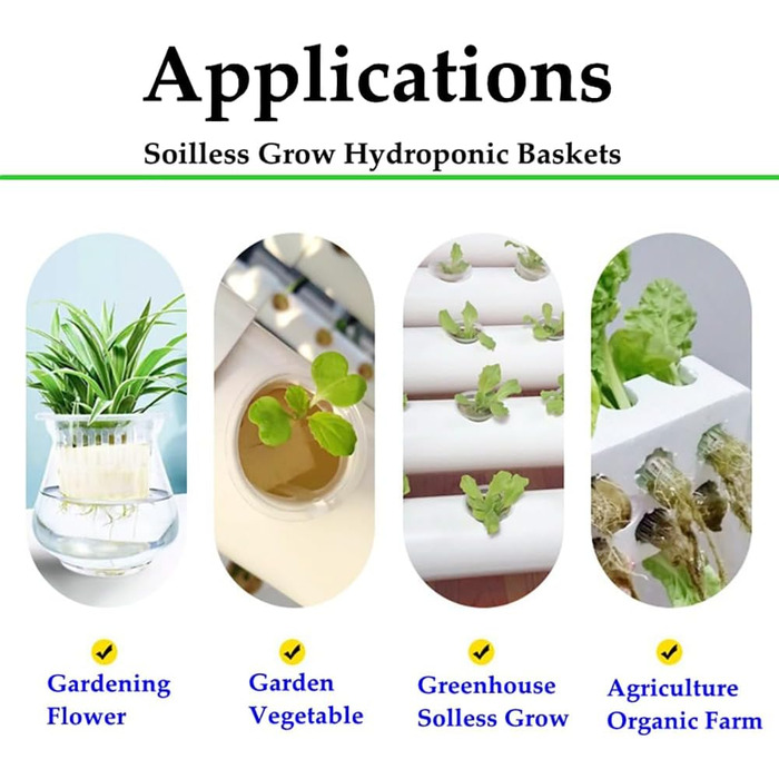 Стручків Hydroponics Tower Garden Система гідропонного вирощування. Набір для аеропоніки для вирощування трав, фруктів і овочів з гідратаційним насосом, адаптером, сітковими горщиками, таймером для трав, фруктів, 30