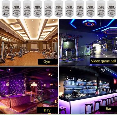 Стартер SRunDe 12 шт. люмінесцентна лампа 4-65 Вт 1A 85-265 В T5/T8 стартовий набір манекен стартера