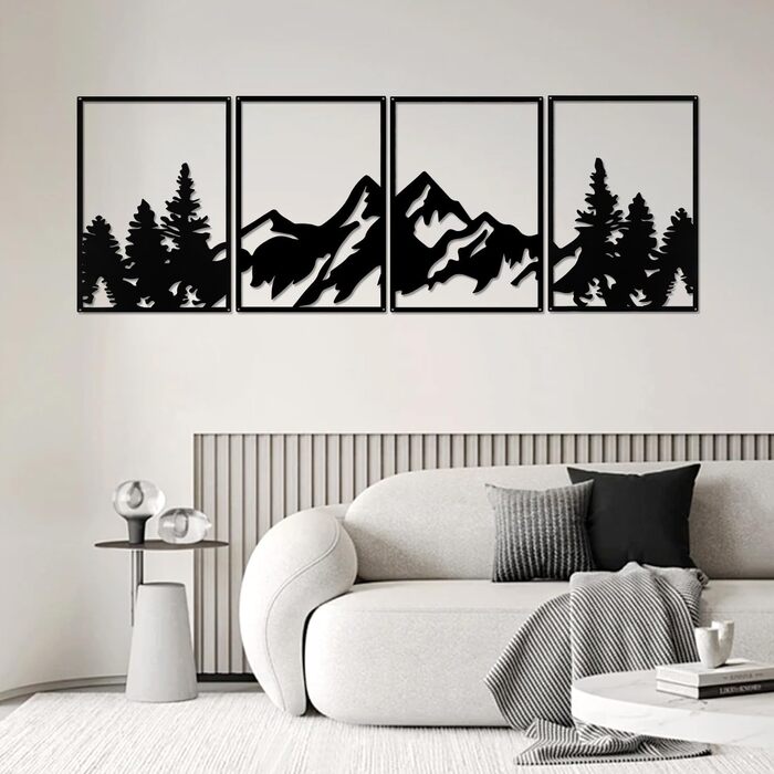 И металеві прикраси стін металеві гори і ліси прикраси стін гори і ліси металеві настінні картини великі настінні скульптури для д