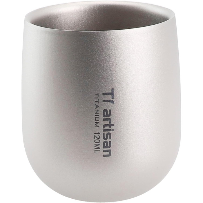 Двостінна кемпінгова кружка, 120 мл, ізольована дорожня кружка для кави, чаю, пива та гарячих напоїв, нержавіюча сталь, аксесуар для пікніка на свіжому повітрі