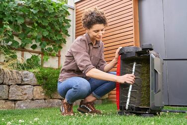 Аератор-скарифікатор AL-KO Elektro 38.4 E Combi Care, 1400 Вт, ширина захвату 38 см, з мішком для збору трави 55 л, для газонів до 800 м