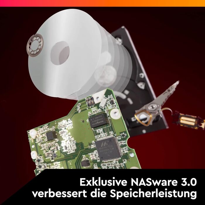 Внутрішній жорсткий диск WD Red Pro 16TB NAS 3,5 дюйма клас 7200 об/хв, SATA 6 Гбіт/с, CMR, 512 МБ кешу, версія 2025, 16 ТБ