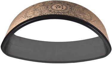 Колесо для йоги Windyday Natural Stretch Roller - нековзне, гнучке, витримує навантаження до 200 кг (еліпс)