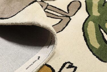 Килимок ручної роботи Savann, Килимок для дитячої кімнати, 170 x 240 см, Дитячий килимок для дітей, Ігровий килимок для немовлят,