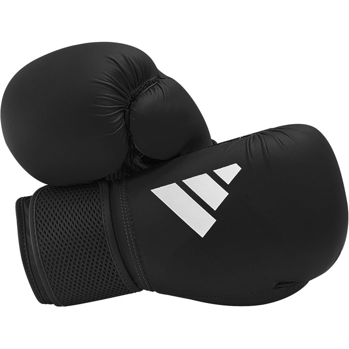 Боксерські рукавички adidas Hybrid 25 - модель початкового рівня, чорні, 10 унцій