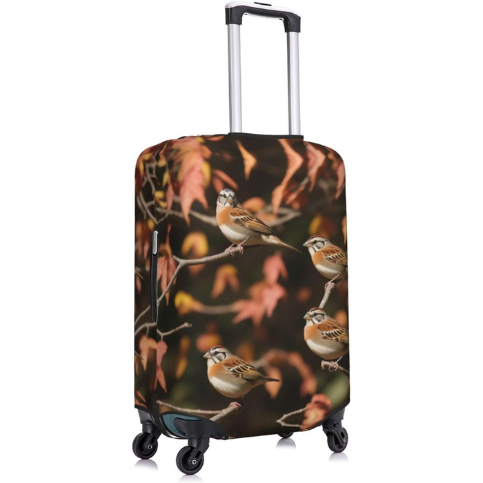 Чохол для валізи Sparrow, міцний захист, підходить для багажу розміром 45,7 - 81,3 см, малий, Чорний