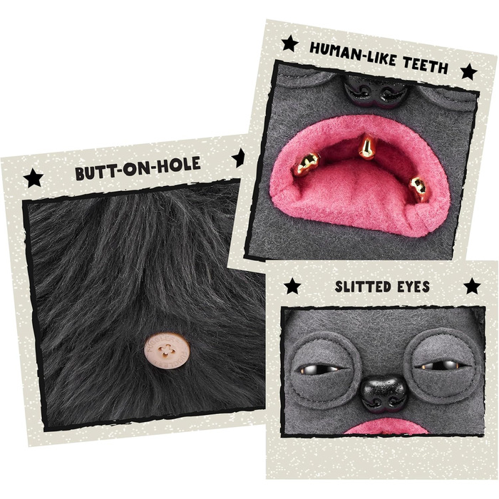 Плюшева іграшка FUGGLER Gold Fuggs, Їжак Грог, 23 см