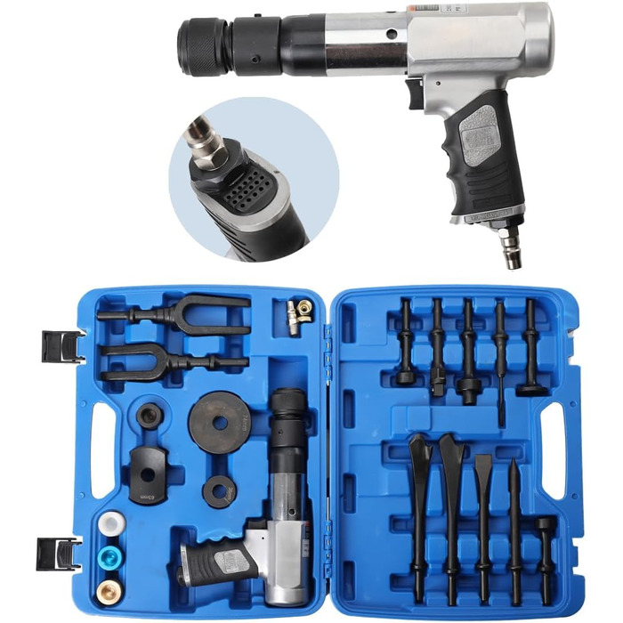 Повітряний молоток COYWEH Пневматичний бетоноломи Кульовий шарнір Автомобільний ремонтний інструмент Знімач плоского долота Літак Повітряний молоток Набір пневматичних розділювальних вилок Повітряний молоток Набір пневматичних молотків