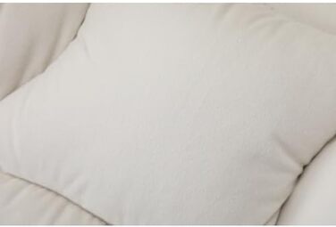 Бежеве робоче крісло з підголівником регульоване по висоті обертове крісло з велюрової тканини, крісло для домашнього офісу з підлокітниками та золотими ніжками, легке складання