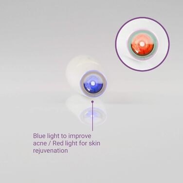 Ручка проти прищів medisana DC 300, світлодіодна терапія, лікування прищів, лікування плям, запалень, плям і вугрів, для всіх типів шкіри