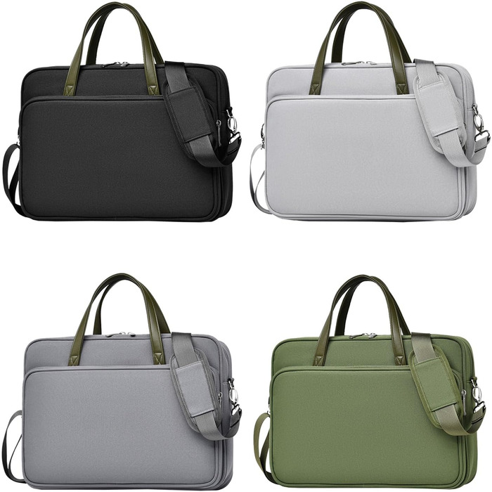 Чохол для ноутбука CYILPR з плечовим ременем для ноутбуків діагоналлю 40,6 см (16 дюймів), містка ділова сумка для подорожей та по