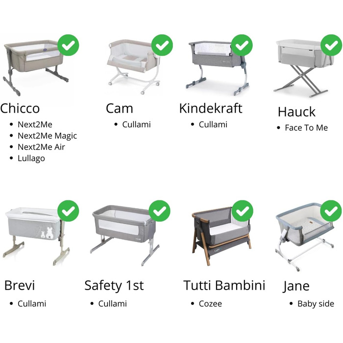 Матрац Kiby Next to Me 83x50 см, висота 8 см (сертифікований Oeko-TEX та CERTIPUR), виготовлений з тканини з алое вера, знімний та можна прати Безкоштовна подушка 83 x 50 x 8 см