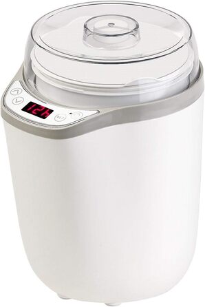 Йогуртниця Rosenstein & Shne Йогуртниця XL для грецького йогурту, натурального йогурту та багато іншого, 1,8 л (йогуртова машина, йогуртниця, йогуртниця)