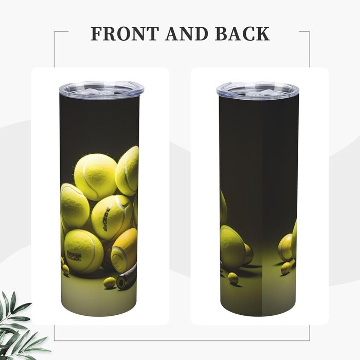 Кухоль з прямою трубочкою, 590 мл, тенісна таблиця, дорожній кухоль з принтом, підходить для кемпінгу, офісу та дому