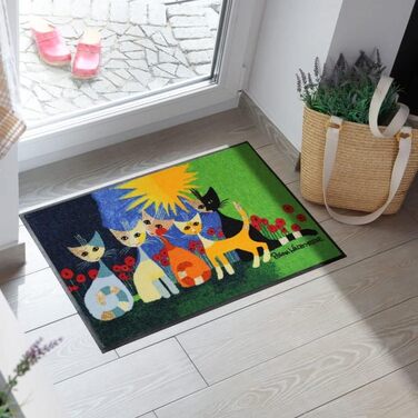 Килимок для дверей EE Rosina Wachtmeister, різнокольоровий, розмір 50x75 см (прямокутний)