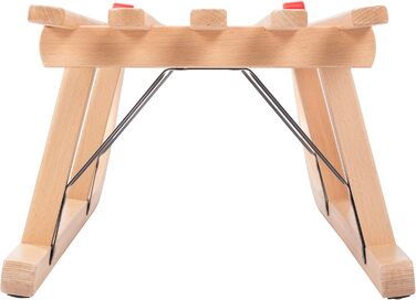 Давос санки дерев'яні санки традиційні металеві стійки дерев'яні санки дерев'яні санки 90 см