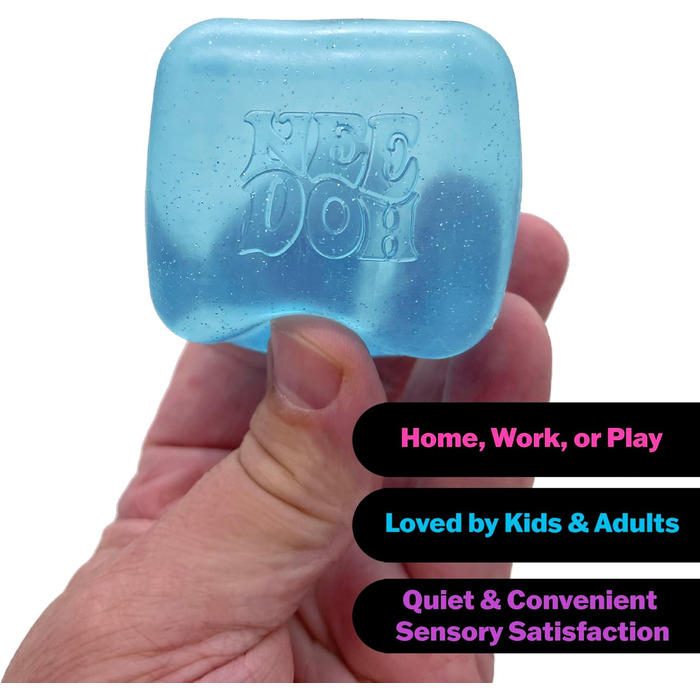 Красивий кубик народився Doh Stress Ball - сенсорна іграшка, іграшка-непосида Needoh, зняття тривоги та стресу, сенсорні кульки, н