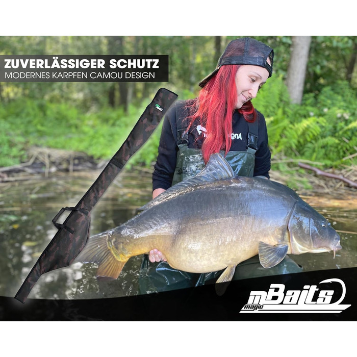 Чохол для вудки Angel-Berger Magic Baits, сумка для вудки з одним вудилищем, чохол для коропа, куртка з одним рукавом для вудки, сумка для вудки