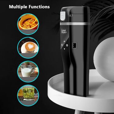 Дорожній чайник Baceyong 24V/12V для автомобіля/вантажівки, портативний електричний автомобільний термос-глечик для подорожей