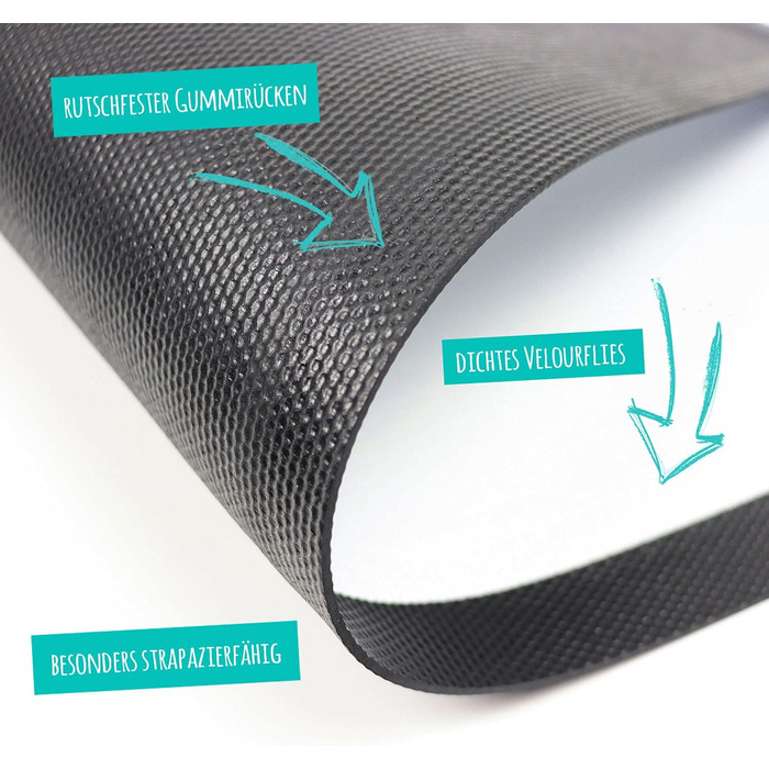 Персоналізований килимок для родини та собаки 60x40 см з іменем, сімейними фігурками та мотивом собаки нековзний, легко чиститься для вхідних дверей, подарунок на новосілля 40 x 60 см (прямокутний)