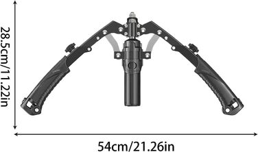Гідравлічний тренажер для жиму від грудей, регульований тренажер для рук, портативний домашній фітнес-пристрій для тонізування рук та силових тренувань, тренажер для тренування грудей для чоловіків та жінок
