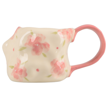 Чашка 400 мл Handmade Pink LED