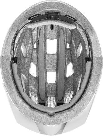 Легкий велосипедний шолом для дітей - індивідуальне регулювання розміру - висувний зі світлодіодним підсвічуванням біло-рожевий 52