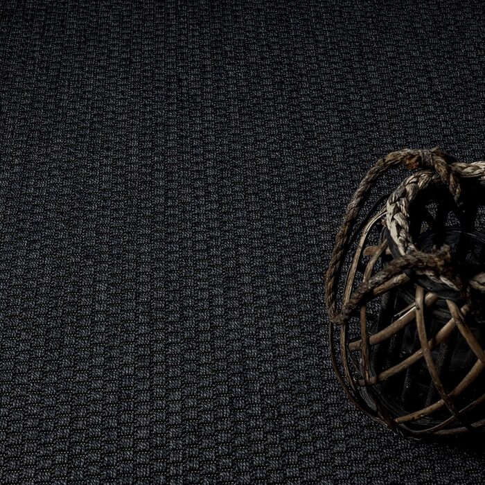 Килим Dream для приміщень та вулиці, стійкий до атмосферних впливів, міцний, довговічний, стійкий до ультрафіолету, балкон, тераса, сад, антрацит, 160 x 220 см, 160 x 220 см, антрацит