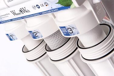 Фільтр для питної води система зворотного осмосу RO6 з чорним краном і мінералізацією