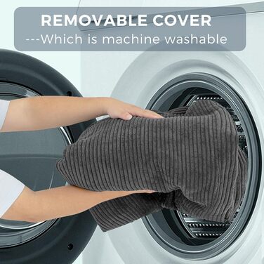 Ліжко-мішок MAXYOYO, розкладне, вельветовий диван-ліжко, матрац для дорослих, надзвичайно товстелезне, складається в 4 сторони, диван-ліжко для спальні, вітальні, антрацитово-сірий, 135 x 240 см