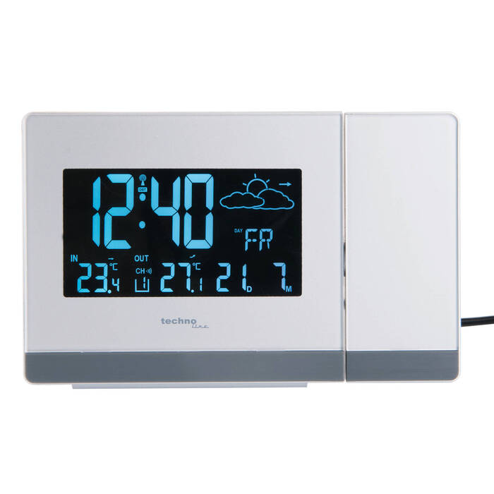 Годинник проекційний Technoline WT549 White (WT549)