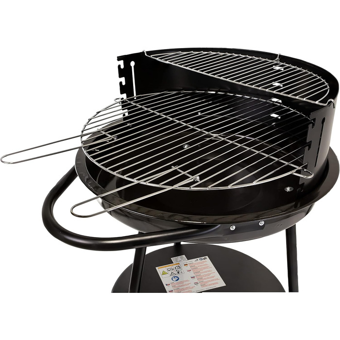 Гриль на вугіллі ACTIVA Johannesburg I Гриль на вугіллі преміум-класу з високоякісною хромованою решіткою I Міцний гриль на вугілл