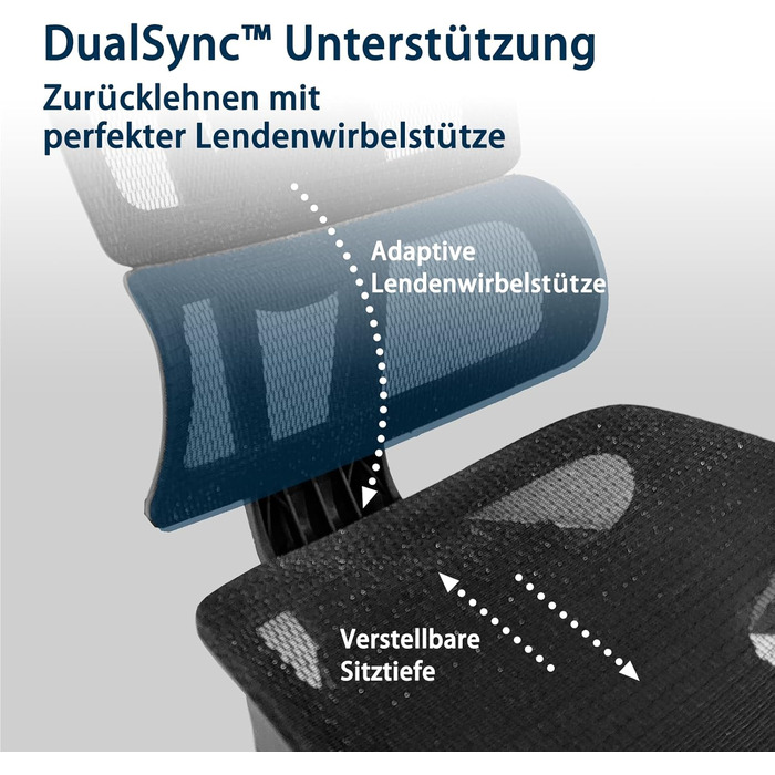 Ергономічне офісне крісло для високих і важких людей з підставкою для ніг, регульованими підлокітниками 5D, поперековою опорою, сітчастою спинкою, регульованою глибиною сидіння, обертове ігрове крісло, чорний колір S3 Elite Pro