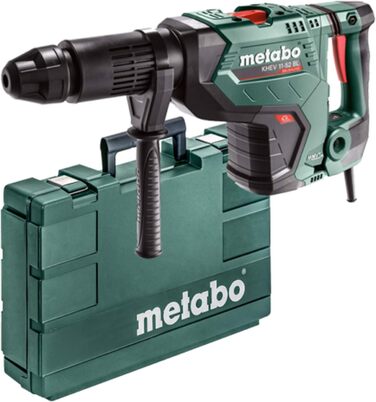 Комбінований відбійний молоток Metabo KHEV 11-52 BL (600767500) у пластиковому корпусі, макс. Енергія одиночного удару (EPTA) 18,8
