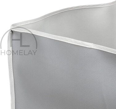 Захисний чохол HOMELAY високої якості, сумісний з Monsieur Cuisine Connect і Plus. Ручної. Матеріал Синтетична шкіра, брудовідштовхувальна, антибактеріальна. Кольорова обкладинка (сіра)