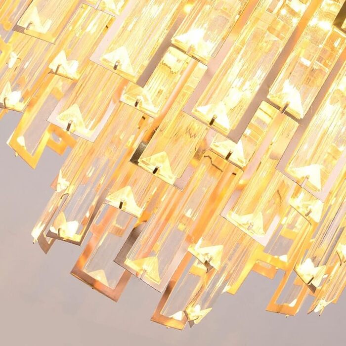 Тихий вентиляторний світильник Висувна кришталева люстра стельовий вентилятор Висувні стельові вентилятори з підсвічуванням Пульт