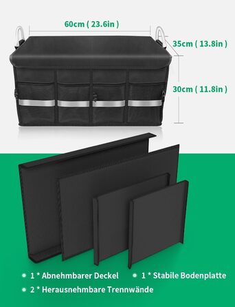 Сумка для багажника Організатор для багажника з кришкою Автомобільний багажник Організатор для багажника Автомобільна сумка Автомо