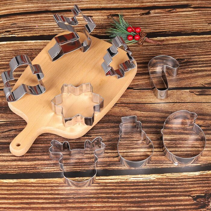 Різдвяні формочки для печива набір з 8 предметів AUERVO