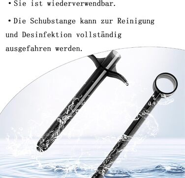 Аплікатор для змащення, 2 шт. синього багаторазового шприца зі змащенням, анально-вагінальний шприц-постріл з кільцем для зчеплення та ручкою для пальців для інтимного догляду та очищення