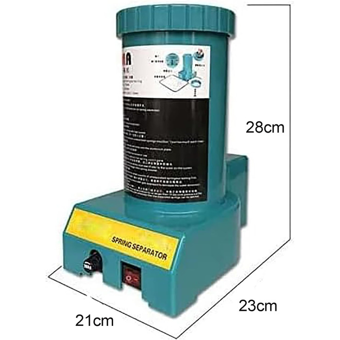 Автоматичний пружинний сепаратор BDJSN, пружинний сепаратор, автоматична мала різальна машина, 16 Вт, малий пружинний сепаратор, інструмент з спіральною пружиною, зовнішній діаметр 2-12 мм, застосовна довжина 2-20 мм